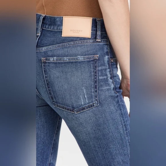 MOUSSY Tyrone Skinny Jeans Blue Size 26 - Picture 4 of 15